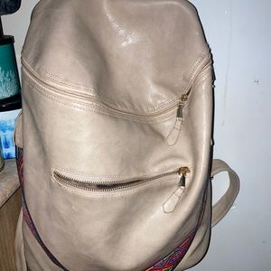 Beige Back pack
